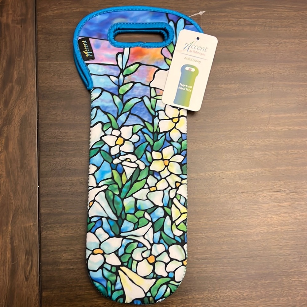 Insulated wine tote